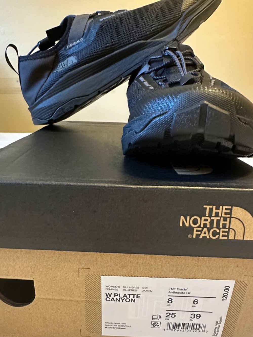 The North Face Women's Black Platte Canyon Trail Shoes